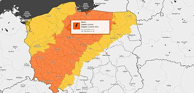 Ostrzeżenie drugiego stopnia dla Tucholi i powiatu tucholskiego ŚRODA - POPOŁUDNIE-21985