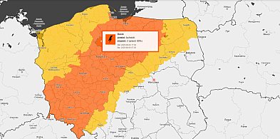 Ostrzeżenie drugiego stopnia dla Tucholi i powiatu tucholskiego ŚRODA - POPOŁUDNIE-21985
