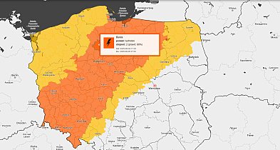 Ostrzeżenie drugiego stopnia dla Tucholi i powiatu tucholskiego ŚRODA - POPOŁUDNIE-21985