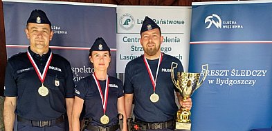 Tucholscy policjanci wzięli udział w zawodach strzeleckich. Jak im poszło?-22248