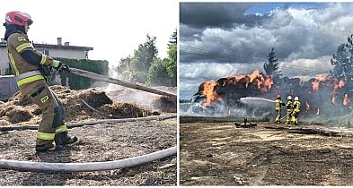 Pożar w Stobnie! Tuż przy zabudowaniach i przy silnym wietrze FOTO-22255
