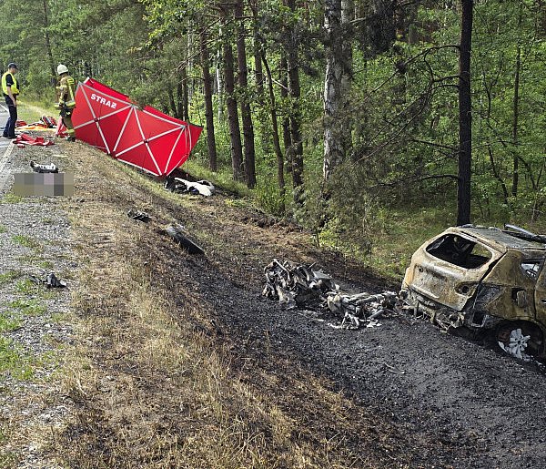 Tuchola - Świecie. Tragiczny w skutkach wypadek na DW 240. Jest ofiara śmiertelna.-22545