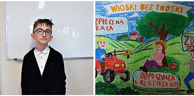 Gmina Cekcyn: Nikodem z ogólnopolskim sukcesem! Promował życie na wsi-22615