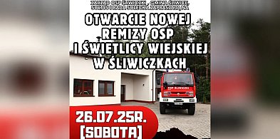Gmina Śliwice: W Śliwiczkach oficjalnie otworzą remizę i świetlicę / ZAPOWIEDŹ-22836