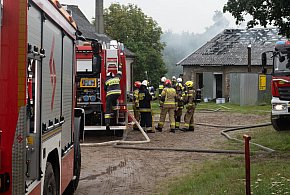 DZISIAJ! Śliwice: W wyniku pożaru całkowicie spłonął budynek gospodarczy / ZDJĘCIA-22902