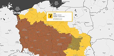 BĘDZIE GRZAŁO! Ostrzeżenie pierwszego stopnia dla miejscowości Tuchola-23107