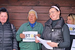 Słupy. Mieszkańcy protestują - farma fotowoltaiczna-4789