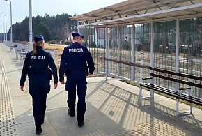 Tucholscy policjanci obserwują infrastrukturę kolejową. A jak wygląda akcja w...?
