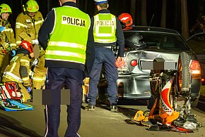 NOWE INFORMACJE Środa, wieczór. Zderzenie motocyklisty z osobówką
