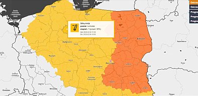 Ostrzeżenie pierwszego stopnia dla Tucholi i okolic