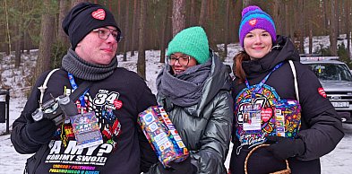 Finał WOŚP w niedzielę zaczęliśmy nad jeziorem skutym lodem! / ZDJĘCIA