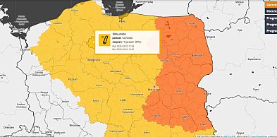 Ostrzeżenie pierwszego stopnia dla Tucholi i okolic