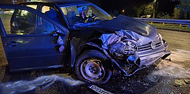  Tuchola: Poranne zderzenie dwóch pojazdów. Sprawca uciekł z miejsca kolizji-23932