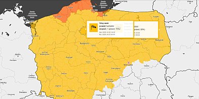 Ostrzeżenie pierwszego stopnia dla Tucholi i okolic-24308
