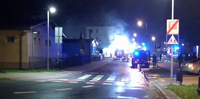 AKTUALIZACJA / Pożar przy ul. Chopina w Tucholi. Ewakuowano mieszkańców kamienicy-24329