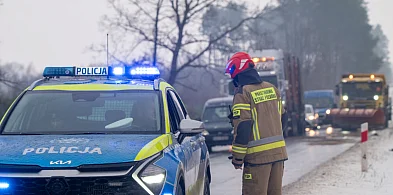 OBLODZENIE. Trudne warunki na drogach! Ciężarowe stanęły-25720
