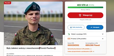 Akcja dla Pawła Weltrowskiego! Ponad 99% na koncie zbiórki! DZIAŁAMY!