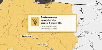 GOŁOLEDŹ. W sobotę zacznie zmieniać się pogoda. IMGW wydało ostrzeżenie: Tuchola