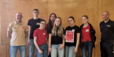 Młodzi druhowie szkolili uczniów z pierwszej pomocy