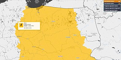 BURZE i WIATR: Ostrzeżenie pierwszego stopnia dla Tucholi i okolic