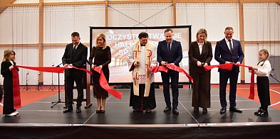 Śliwice: Uroczyście otwarto halę Olimpia przy Szkole Podstawowej / DUŻO ZDJĘĆ-25080