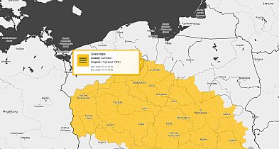 Ostrzeżenie pierwszego stopnia dla miejscowości Tuchola i dla okolic-24062