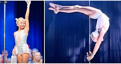 Nadia Góral z Tucholi na podium w międzynarodowych zawodach pole dance kids!-24258
