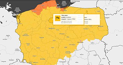 Ostrzeżenie pierwszego stopnia dla Tucholi i okolic-24308