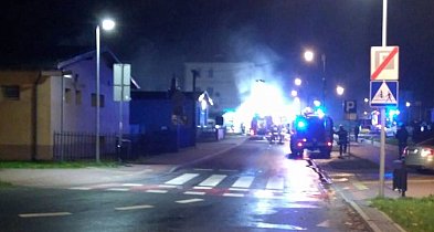 AKTUALIZACJA / Pożar przy ul. Chopina w Tucholi. Ewakuowano mieszkańców kamienicy-24329