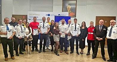 Grupa WOPR Bory Tucholskie. 9 członków grupy docenionych. Uroczystość w UMK-24584