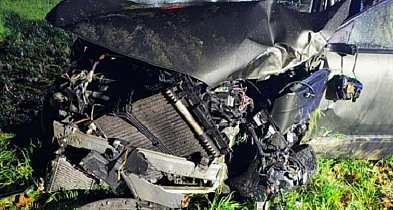 Kierowca osobówki, która dachowała między Stobnem a Raciążem, był pijany-24852