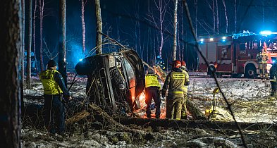 Piątek trzynastego. Tuchola - Świecie. Wypadek na DW240 koło Lubiewic / ZDJĘCIA