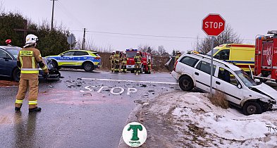 Droga Tuchola - Sępólno i znane skrzyżowanie. Wypadek w niedzielę 22 lutego / FOT