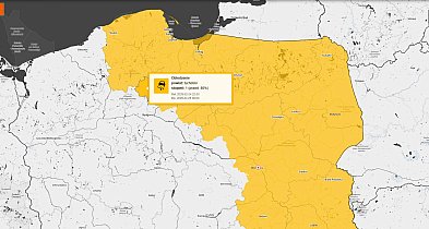 OBLODZENIE: Ostrzeżenie pierwszego stopnia dla Tucholi i okolic