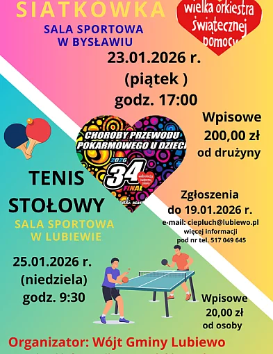 Gmina Lubiewo: W sportowym stylu zasil skarbonkę WOŚP. Wpisz się!-25762