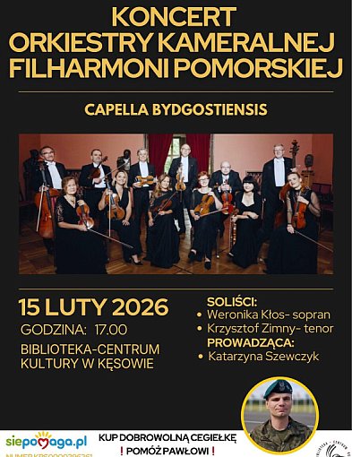 Kęsowo: Charytatywny koncert na rzecz Pawła Weltrowskiego