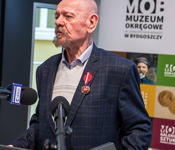 Zygmunt Kędzierski z Brązowym Medalem "Zasłużony Kulturze Gloria Artis"