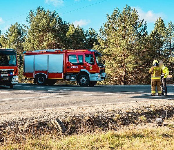 AKTUALIZACJA: Napoleonka po porannym wypadku jest już przejezdna