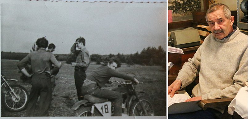 Historia Tucholanki. Na zawody jechaliśmy siedząc na pace między motocyklami CZ. 2