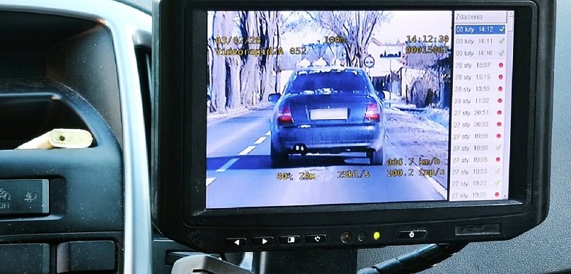 Powiat tucholski: Nieoznakowany radiowóz rejestrował poczynania kierowców