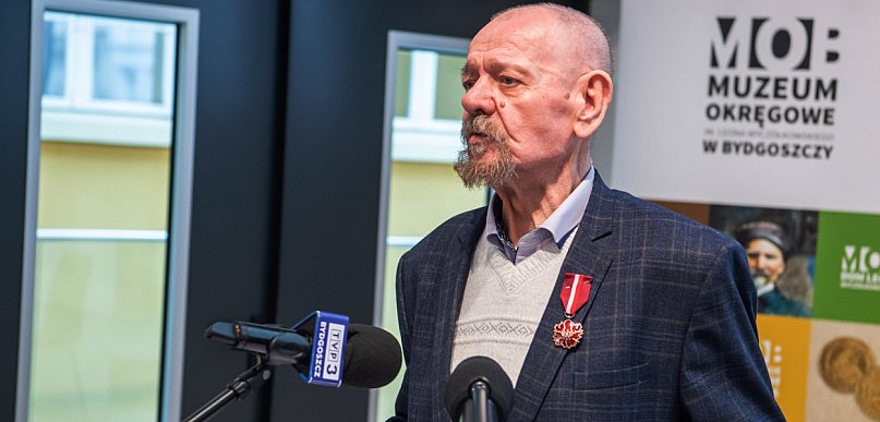 Zygmunt Kędzierski z Brązowym Medalem "Zasłużony Kulturze Gloria Artis"