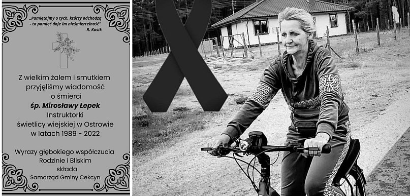 Ostrowo pogrążone w smutku. Żegna Panią Mirosławę, wieloletnią świetlicową