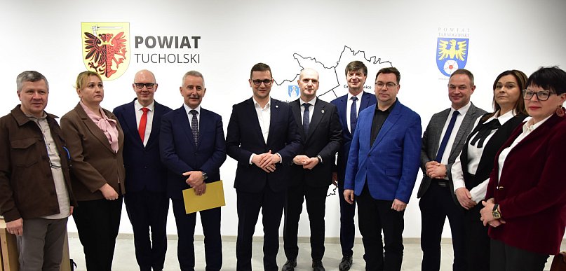 Wizyta wojewody Michała Sztybla w powiecie tucholskim. Czego dotyczyła? / ZDJĘCIA