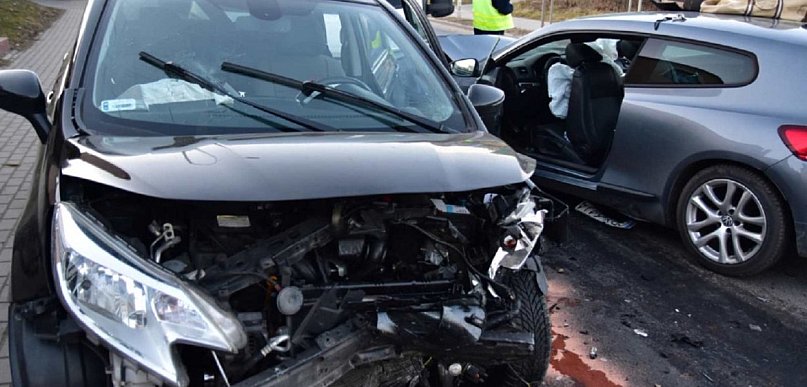 Tuchola: Wypadek na ul. Warszawskiej. Co ustalili policjanci?