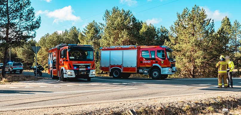 AKTUALIZACJA: Napoleonka po porannym wypadku jest już przejezdna