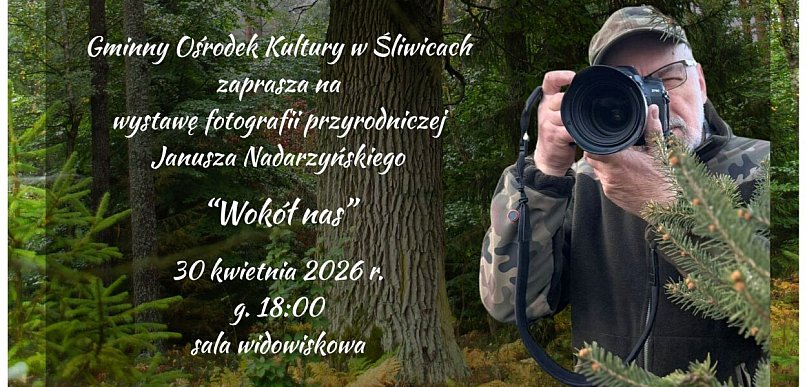 Od wielu lat przemierzał Śliwice w poszukiwaniu ciekawego kadru. Czas na wystawę