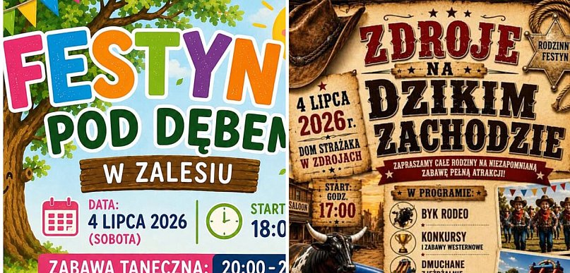 Festyny. W Zalesiu pod dębem. W Zdrojach na... Dzikim Zachodzie / ZAPOWIEDŹ