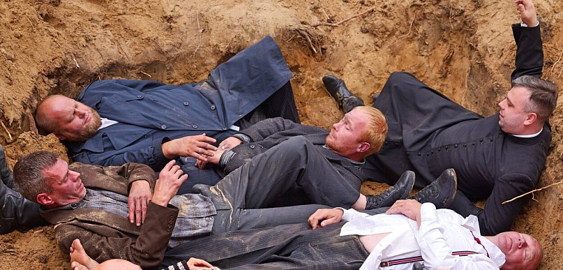 Powstaje film "Medalik". Kręcili jedne z najtrudniejszych scen - egzekucje w...