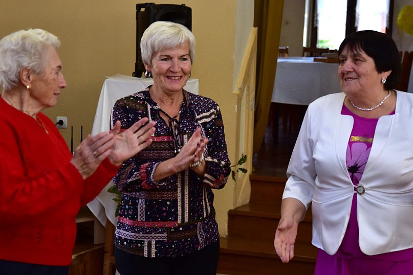 Zabawa taneczna Klubu Senior+ w Wielkim Mędromierzu