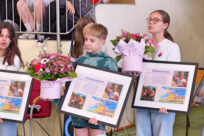 Poruszamy Polskę. SP Cekcyn i wizyta Leszka Klimasa